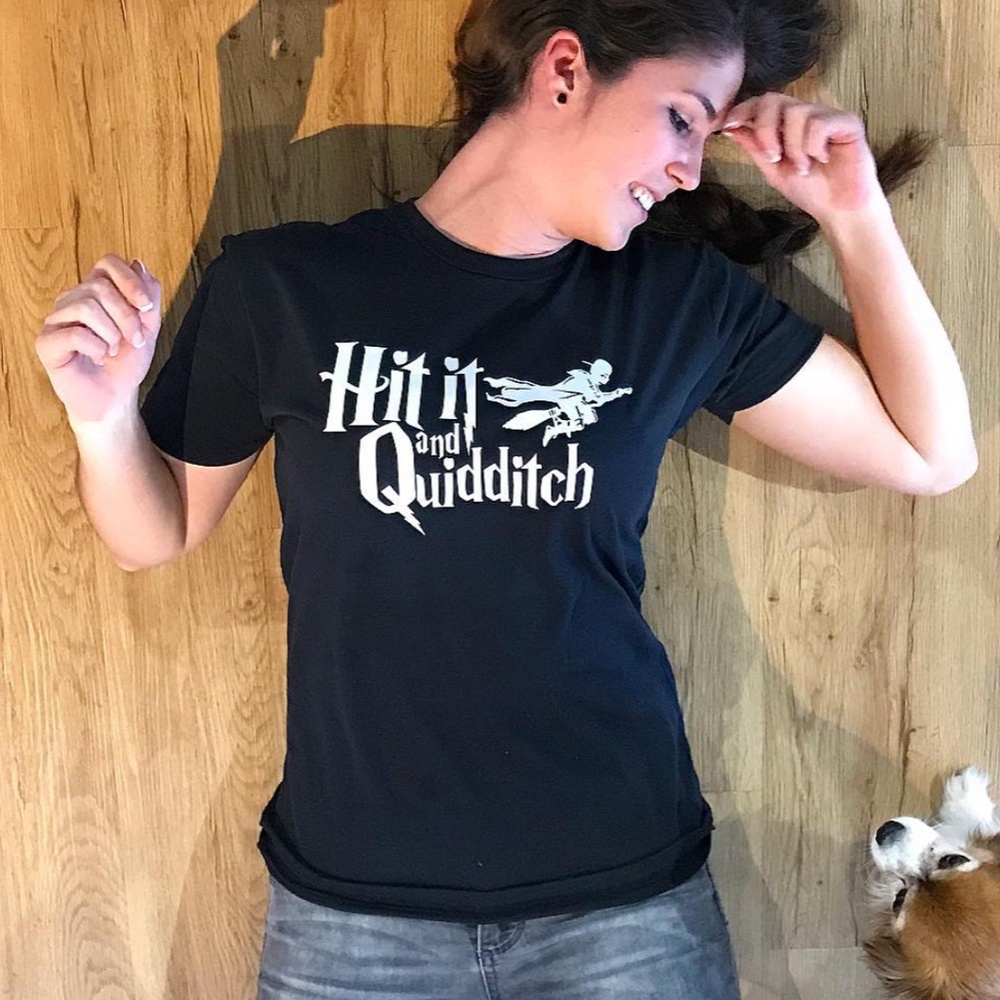 Harry Potter Hit It and Quidditch Tee - Unisex